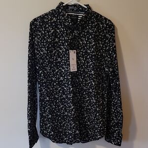 Denim & Flower Black Floral Shirt